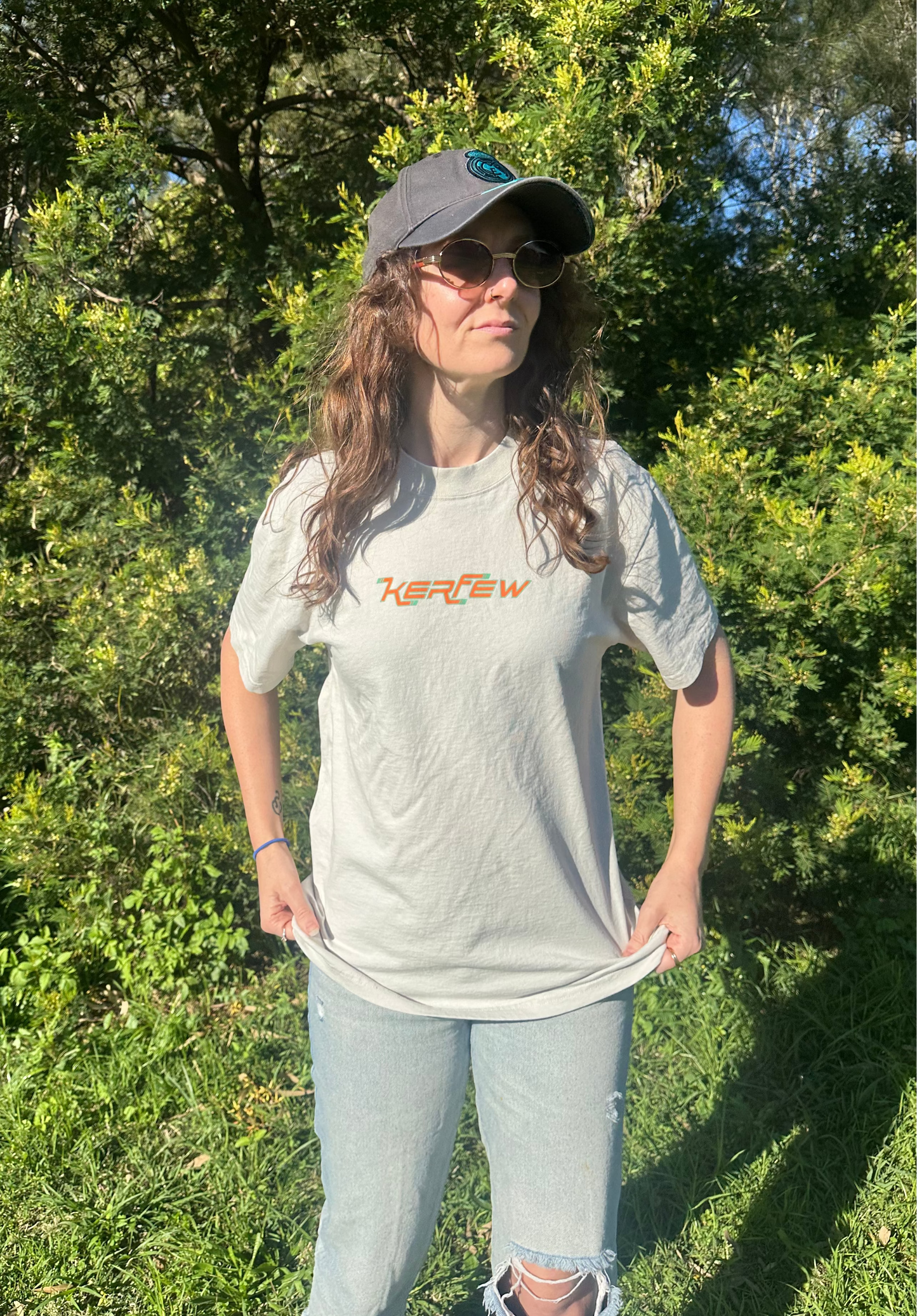 90s logo Ecru Tee