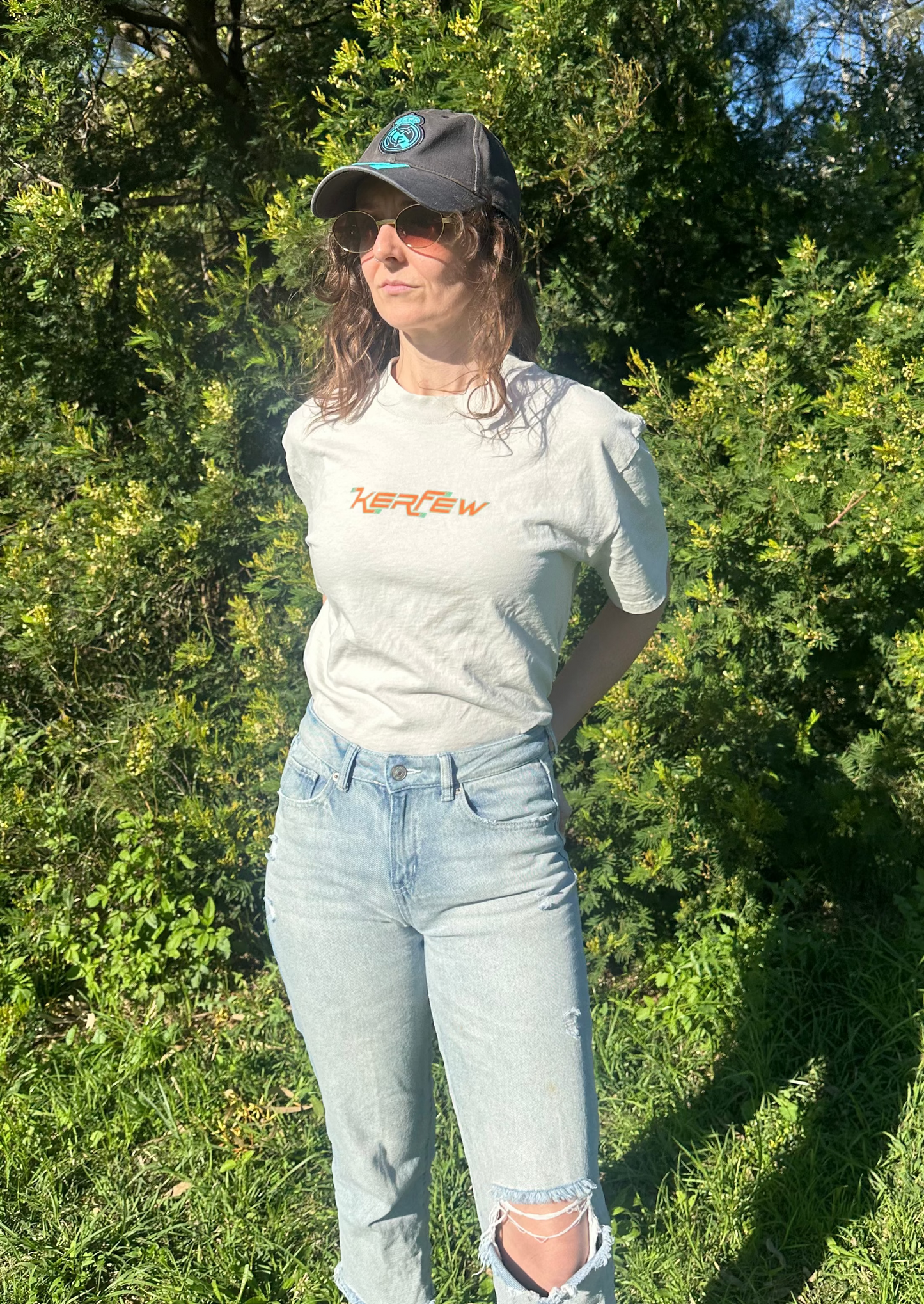 90s logo Ecru Tee