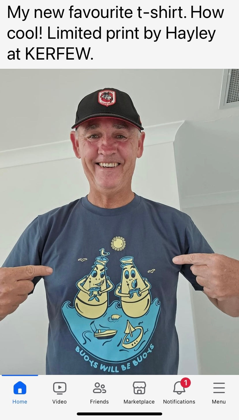 Buoys will be Buoys Screen Printed Tee