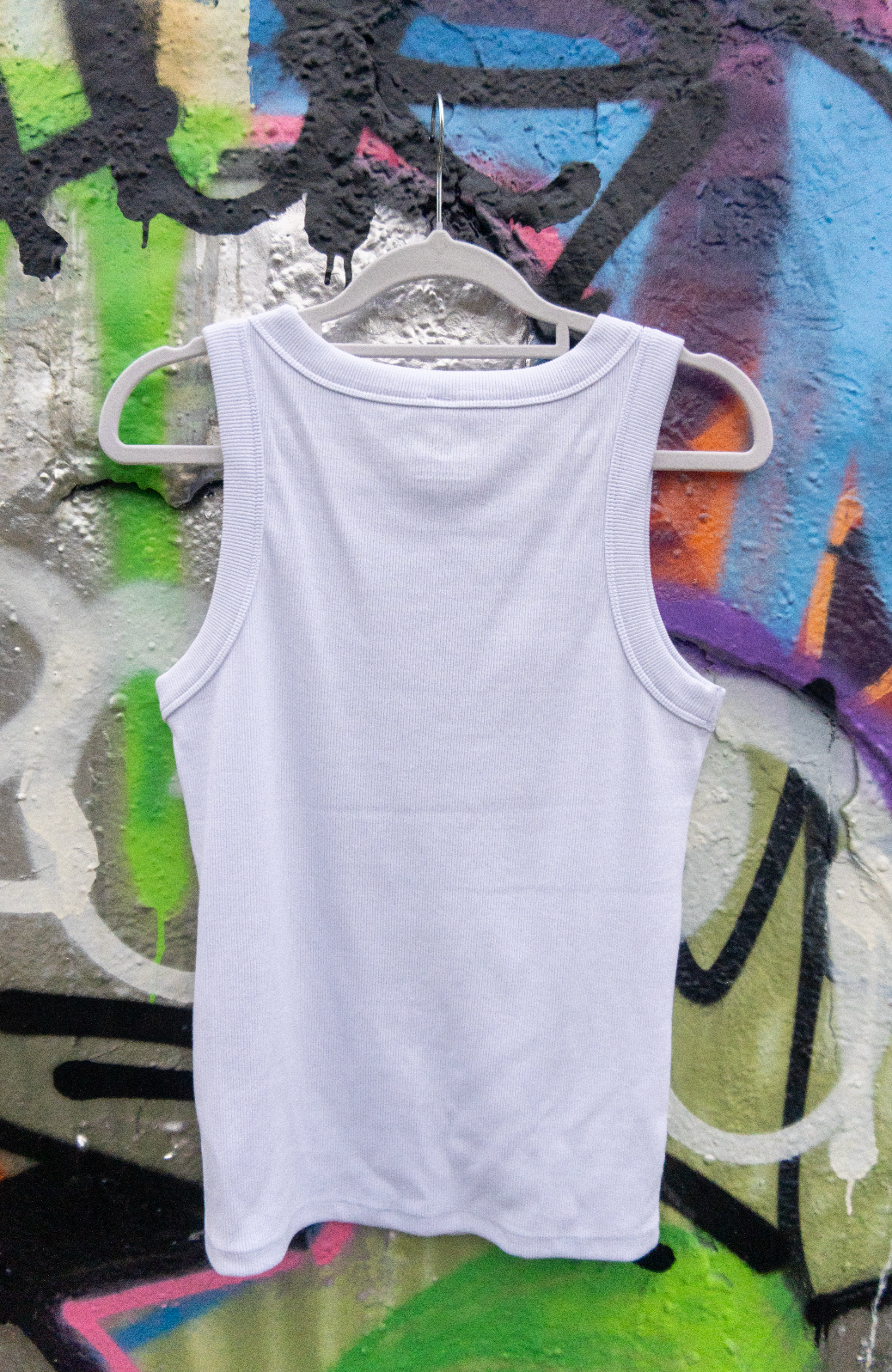 Ribbed Singlet Screen Print